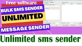 Bulk Sms Sender Software - bulk Sms marketing software - How to send unlimited bulk sms screenshot 5