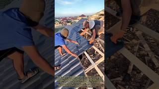 INSANE Metal Roof Installation Speed! Fast Roofing Sheet Setup That Saves Hours