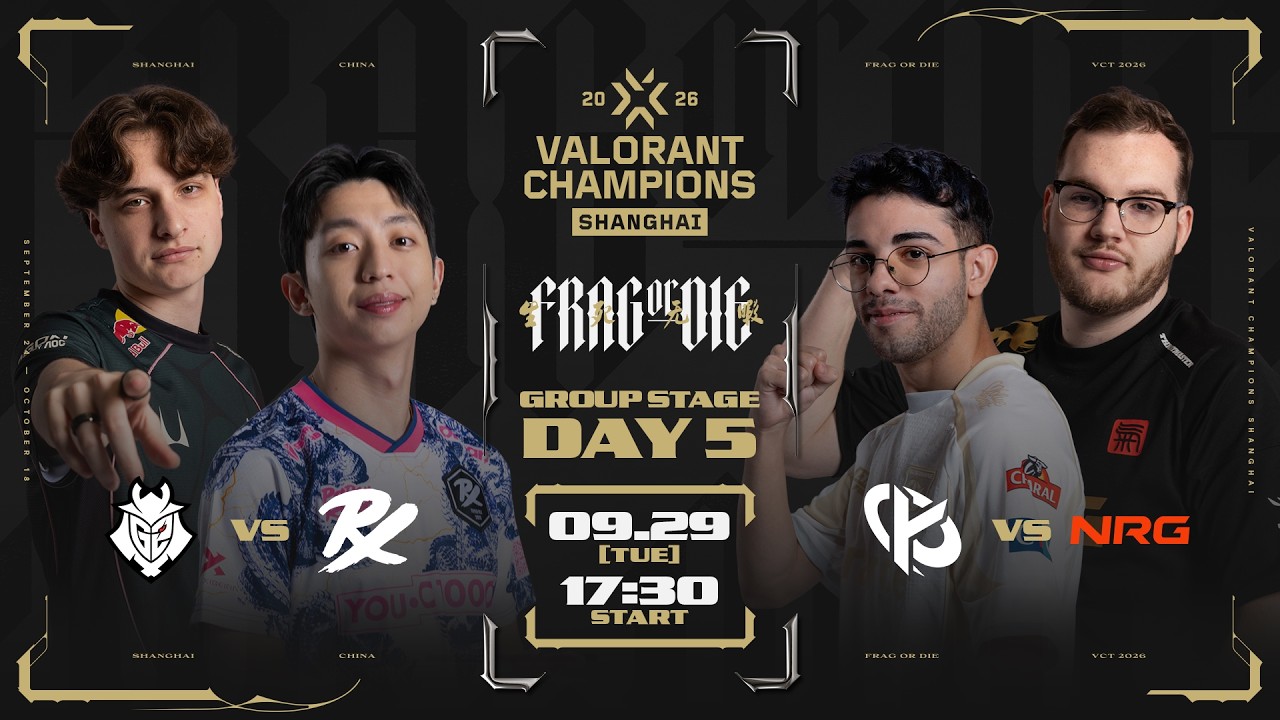 VALORANT Champions Shanghai 2026 - Group Stage Day 5