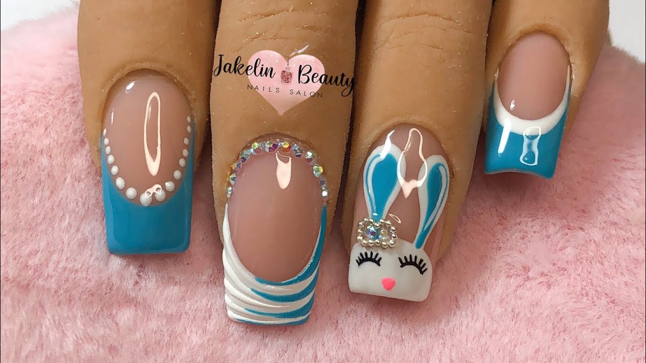 UÑAS CON CARICATURAS 💅 aprende con JakelinBeautyNails - YouTube