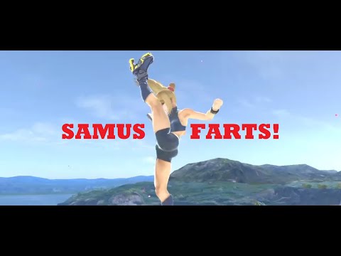 Samus Aran's Gassy Down Throw