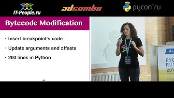 «Отладка в Python 3.6: Быстрее, Выше, Сильнее» Елизавета Шашкова, JetBrains