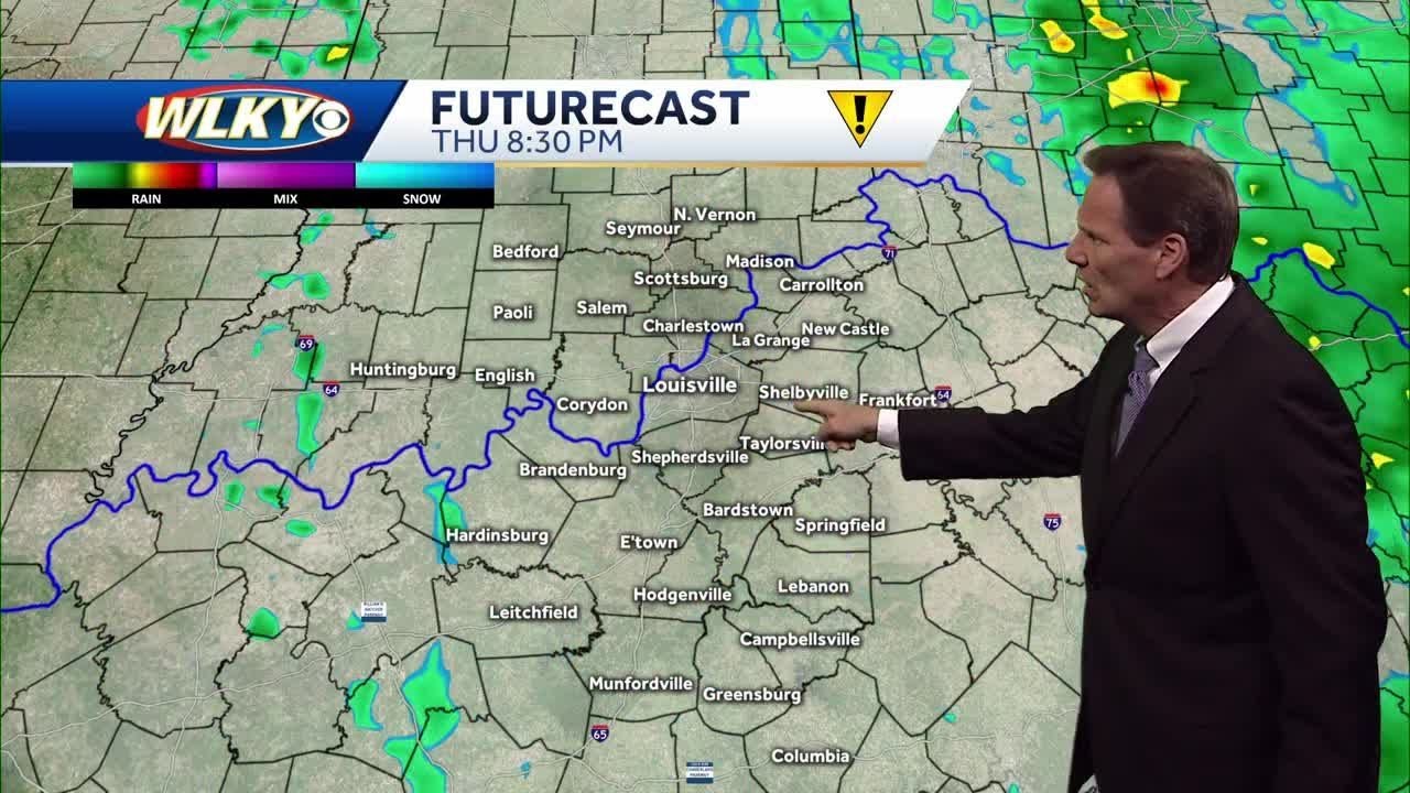 Breezy and cooler with scattered showers - YouTube
