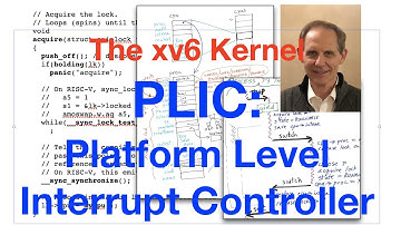 xv6 Kernel-27: PLIC: Platform Level Interrupt Controller