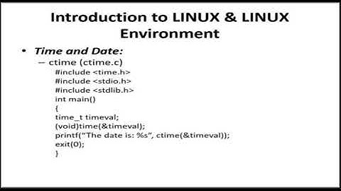 UNIT I Linux Programming Class-9