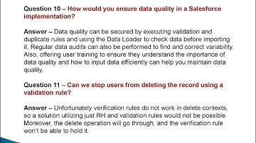 Top 20 Salesforce admin interview questions