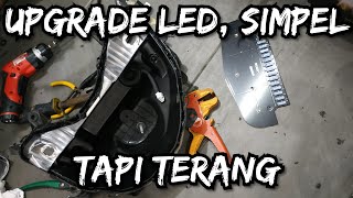perbandingan upgrade LED nmax dan standar || Chudax bikers shop