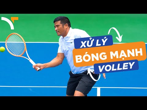 Sửa lỗi kỹ thuật Volley Forehand bóng mạnh tại học viện VNTA Academy