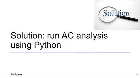 Use Python to run AC analysis in LTspice simulation