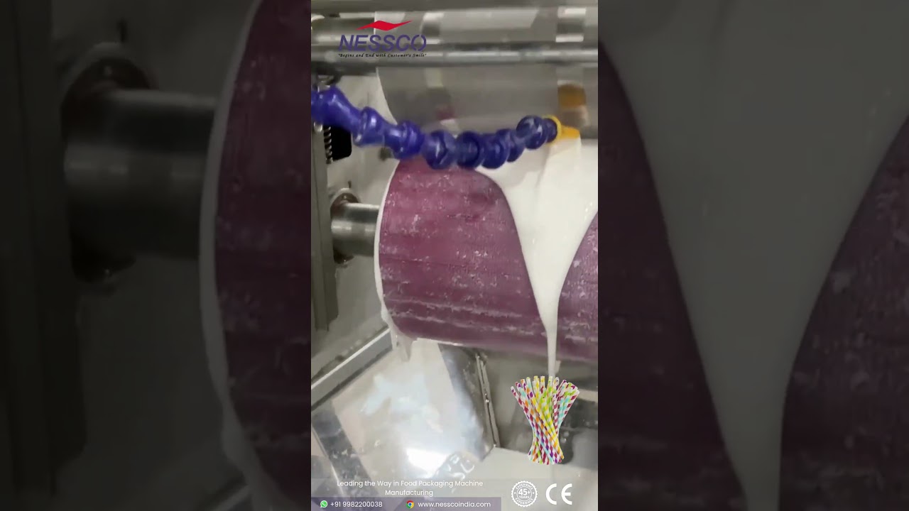 Paper Straw Machine | High-Speed, Eco-Friendly Straw Production | Nessco Industries.