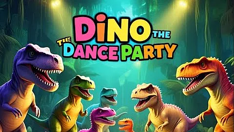 Dino Dance Party | 3D Animated Kids Dance Party Song & Nursery Rhymes