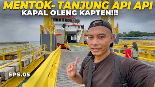 Naik KMP Gunza 8! Nyebrang Murah Tanjung Kalian – Tanjung Api-Api Cuma 58 Ribuan Eps.5