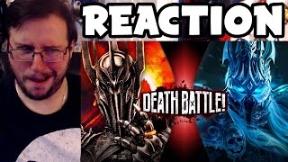Gor's 'DEATH BATTLE!' Sauron VS Lich King (Lord of the Rings VS World of Warcraft REACTION