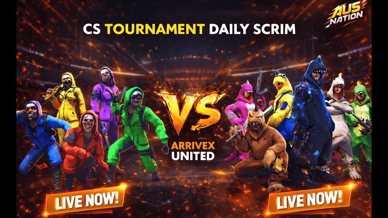 4:30 pm cs mega tournament ARRIVEX 🔥