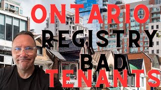 Exposed Ontario’s New Open Room Registry For Bad Tenants