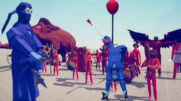 NINJA vs EVERY UNIT - Totally Accurate Battle Simulator TABS