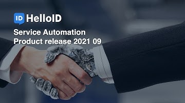 HelloID Service Automation - Product Update 2021.09 - Identity as a Service