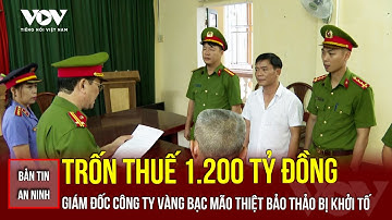 Bản tin an ninh 10/10: Trốn thuế 1.200 tỷ đồng, giám đốc công ty Mão Thiệt Bảo Thảo bị khởi tố