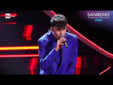 Sanremo 2023 - LDA canta canta &#039;Se poi domani&#039;