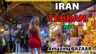 Exploring in the old and new Shahre Rey Bazaar 4K IRAN 🇮🇷 2024