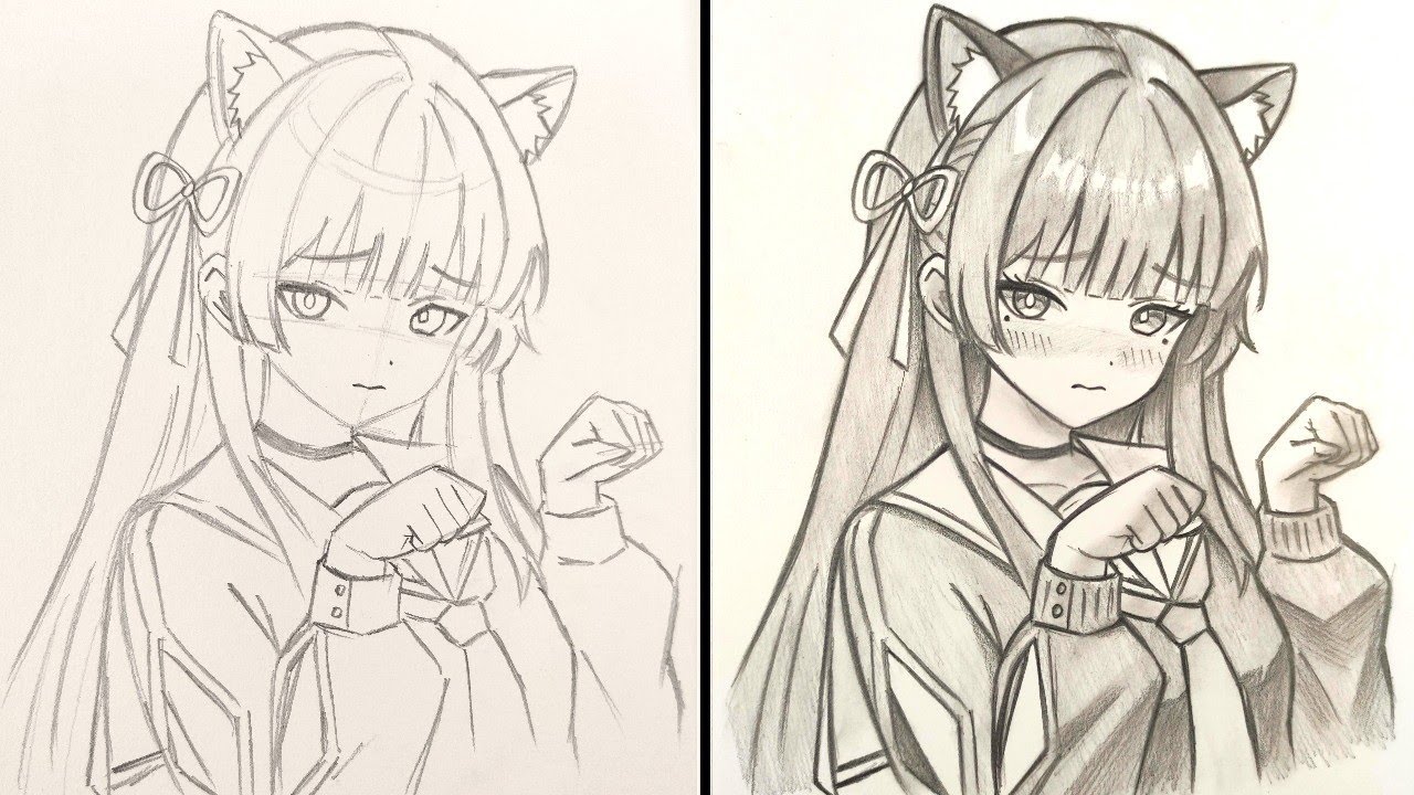 How to draw anime girl Chisa wuthering waves | easy drawing for Beginners