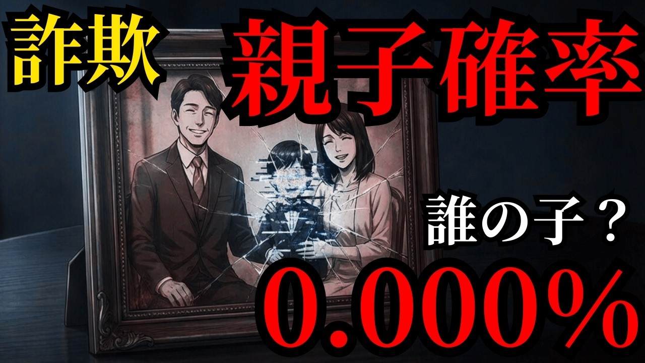 【事件編】「俺の子じゃない…？」DNA鑑定の結果は0%。年下の美人妻が隠し続けた、残酷すぎる裏切りと3年間の嘘【行動心理学×法律】