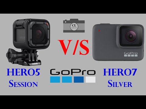 GoPro HERO5 Session vs GoPro HERO7 Silver