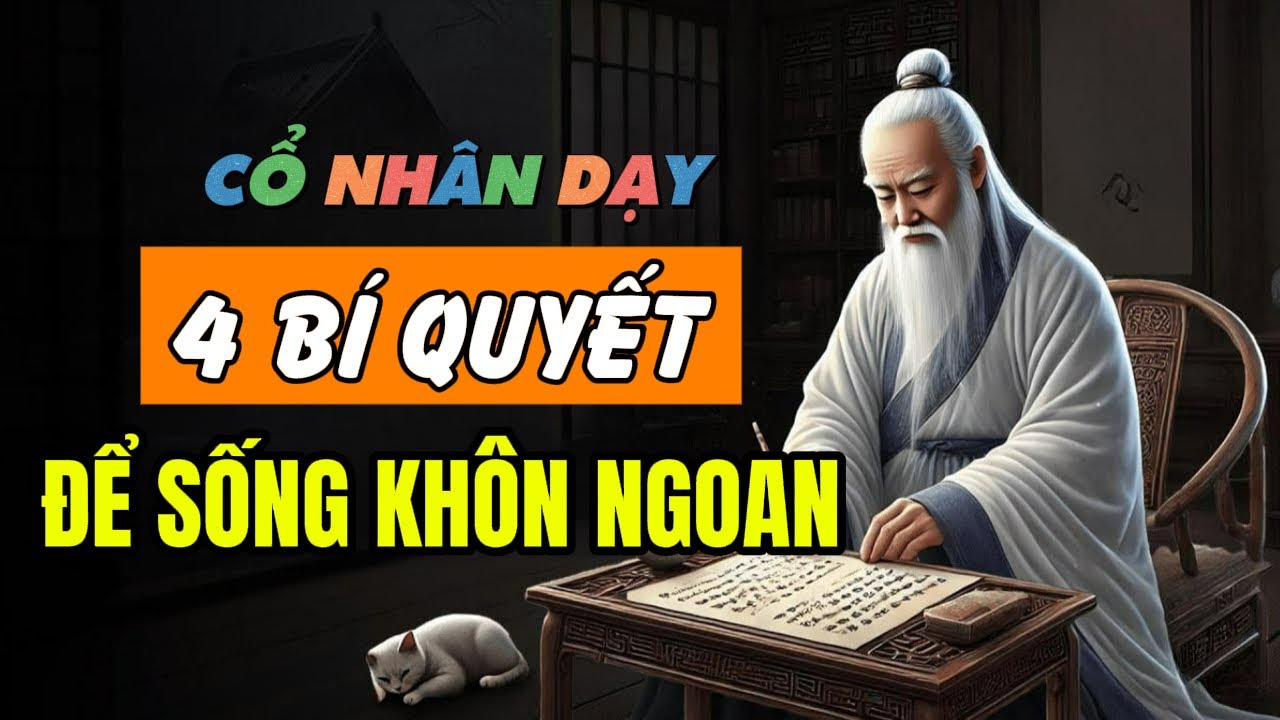 Bài Học Cuộc Sống: Cổ Nhân Dạy 4 Bí Quyết Để Sống Khôn Ngoan 💙 Audio ...