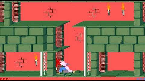 Prince of Persia (DOS, 1989) - Level 7 in 54.650s [TAS]