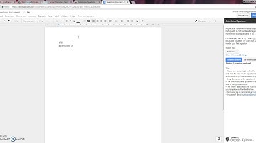 Gebruik Auto LaTeX equations