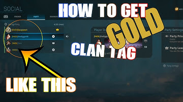 How To Get a Gold Clan Tag In Modern Warfare Regiment Tags
