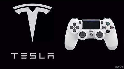 Tesla Y: Tesla Games and a Playstation4 Remote #TeslamodelY #teslafun