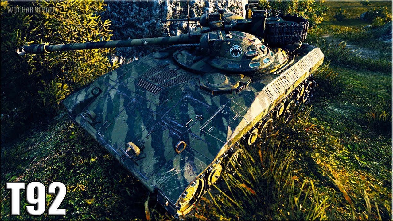 мир танков статистика Т92 светляк ДАМАГЕР 🌟 10 ФРАГОВ 🌟 World of Tanks лучший бой на прем лт Т92