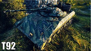 Т92 светляк ДАМАГЕР 🌟 10 ФРАГОВ 🌟 World of Tanks лучший бой на прем лт Т92