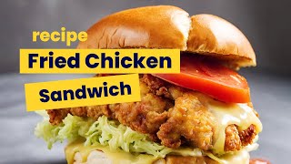 Andrew Zimmern's Fried Chicken Sandwich