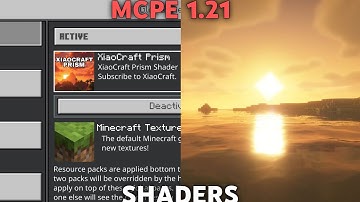 BEST Shaders for Minecraft PE 1.21.111 || Xiaocraft prism Shader pack 