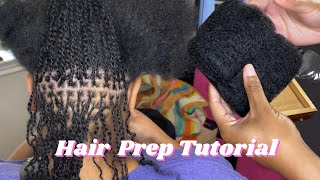 How To: Prep Hair for Microloc Extensions | Microloc Installation | ExyHair