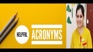 Top Common Acronyms in English / Types of Acronyms / General Knowledge / Easy English Acronyms
