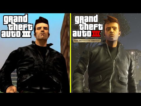 : Definitive Edition vs Original All Cutscenes Comparison GTA3 Remaster vs Original