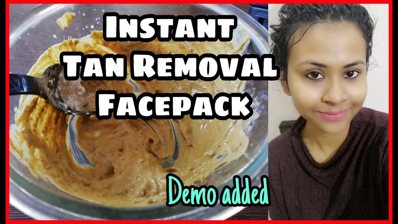 curly hair care sheet INSTANT SUN TAN REMOVAL FACE MASK | DEMO IN HINDI