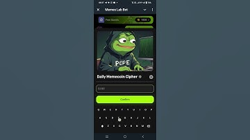 Memes Lab Bot Daily Memecoin Cipher 28 October 2024 #memecoin #memeslabbot
