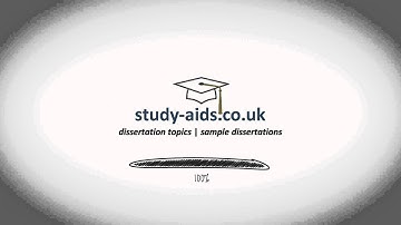 Sample Dissertation Topics