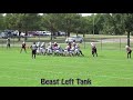 Beast Offense Short Yardage Touchdown and Pat Series - Coach Parker