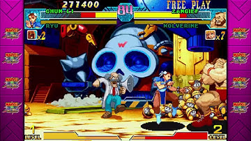 Marvel vs. Capcom (PlayStation 4) Arcade as Chun-Li/Ryu