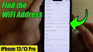 iPhone 13/13 Pro: How to Find the WiFi Address