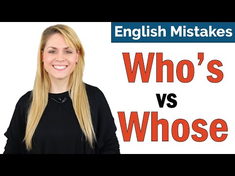 Who&rsquo;s vs Whose | Common English Vocabulary Mistake