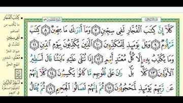 سورة المطففين||ويل للمطففين مكتوبة كاملة