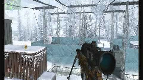 the best intervention No-scope kill ever recorded -Danish Action- call of duty mw2-