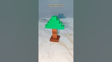 Lego Tree | Building blocks Tree | Lego Bricks ASMR | Tutorial#asmr #asmrsounds #shortvideo #shorts