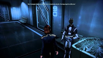 Mass Effect 3 - Part 96 - Delivering Kakliosaur Skull To Salarian War Strategist
